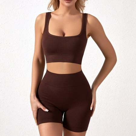 

Lhked Womens No-steel Ring Gathering No-marking Body Shaping Yoga Vest Type Breathable Sports Underwear Boxer Suit Shapewear Bodysuit on Clearance