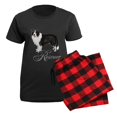 thumbnail image 5 of CafePress - Border Collie Rescue Women's Dark Pajamas - Women's Short Sleeve Print T-Shirt and Pants Dark Cotton Pajama Set, 5 of 7