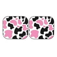 thumbnail image 4 of Picia Cow Spots 2 Piece Car Windshield Sun Shade Foldable | Foldable Sun Shield for Front Window Blocks UV Rays and Keeps Your Vehicle Cool-Large, 4 of 7