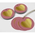 thumbnail image 4 of Inkdotpot Gold Foil Paper Hang Tags Made With Love Wedding Favor Tags 50 Pieces, 4 of 6