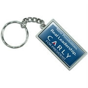 Carly For President New Possibilities Real Leadership Fiorina Metal Keychain Key Chain Ring