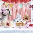 thumbnail image 4 of 6 PCS 3.3X6.6ft Fringe Tinsel Rain Curtain Backdrop Laser Glitter Metallic Foil Rain Silk Curtains Birthday Party Wedding Christmas Decoration Photo Booth Backdrop, 4 of 7