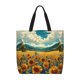 thumbnail image 1 of Balery Field Style Bicycle Young Sunflower Bolsa de Mano para Mujeres con Cremallera, Bolsa de Gimnasio con Compartimentos, Bolsa para Laptop, Bolsa para Trabajo, 1 of 7