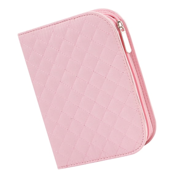 Empty Crochet Hook Case with Elastic Slot Crochet Organiser Storage Bag for Knitting Needle Crochet Sewing Supplies