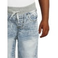 thumbnail image 4 of Wonder Nation Toddler Boy's Knit Denim Jeans, Sizes 12M-5T, 4 of 5