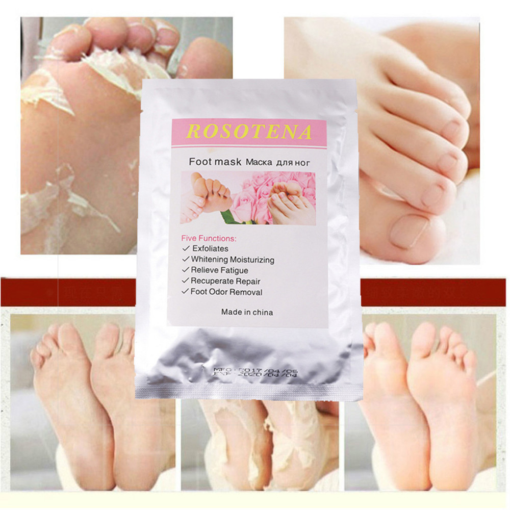 Foot Mask Remove Dead Skin For Dry Cracked Feet Callus Exfoliating Hot 