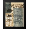 thumbnail image 2 of Goldberger, Jennifer 12x14 Black Modern Framed Museum Art Print Titled - Ginkgo Fossil I, 2 of 5