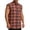 #Orange, variant on DPTALR Men's Frayed Edge Plaid Vest,Sleeveless Button Up Shirt with Chest Pocket,Purple,Big Men's,Tall Men's XL,Young Men's Tank Tops