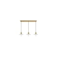 thumbnail image 2 of Living District Waltz 3 light brass Pendant, 2 of 4