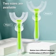 thumbnail image 4 of Matsuzay Cepillo de de silicona en forma de U para niños, mango de 360 ​​grados para niños pequeños, suministros de limpieza de mano para Type10 NO10 Matsuzay HA009125-02, 4 of 6