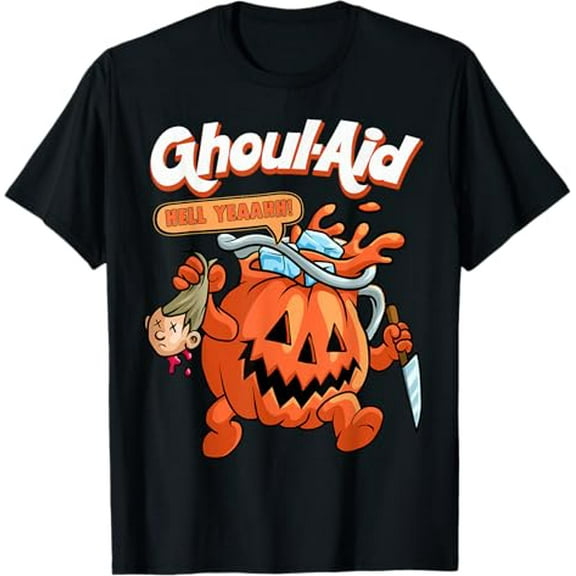 Cool Ghoul Aid Funny Ghoul Pumpkin Cute Meme Halloween T-Shirt Shirts