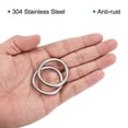 thumbnail image 4 of 30mmx38mm Dia 304 Stainless Steel O Ring Seamless Welded O-Ring for DIY 10 Pack, 4 of 5