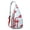 Red-17, variant on 4-Pockets Cross Body Bags for Woman Men,Cute Sea Life Sling Bag Chest Bag with Adjustable Strap Women's Crossbody Bags for Outdoors Hiking Traveling