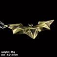 thumbnail image 2 of Batman Bronze Gold Anti-Tarnish DC Comics Movie Superhero The Dark Knight Necklace Jewelry-160-A, 2 of 7