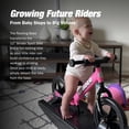 thumbnail image 2 of Strider Sport 2-in-1 Rocking Bike Pink - Helps Teach Baby How to Ride a Balance Bicycle - for Kids 6 Months to 4 Years - Easy Assembly & Tool-Free Adjustments, 2 of 8