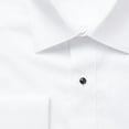 thumbnail image 3 of Platino De Marquis 1700R Men's Regular Fit French Cuff Tuxedo Shirt - White - 19.5 4-5, 3 of 3