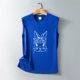 thumbnail image 4 of Moda Mujer Causal Rounk Cuello Impresión Blusa Sin Mangas Pascua Camiseta Verano Tank Tops Fridja qr2378, 4 of 5