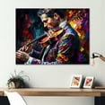 thumbnail image 2 of Designart Violin Player II Canvas Wall Art, 2 of 5