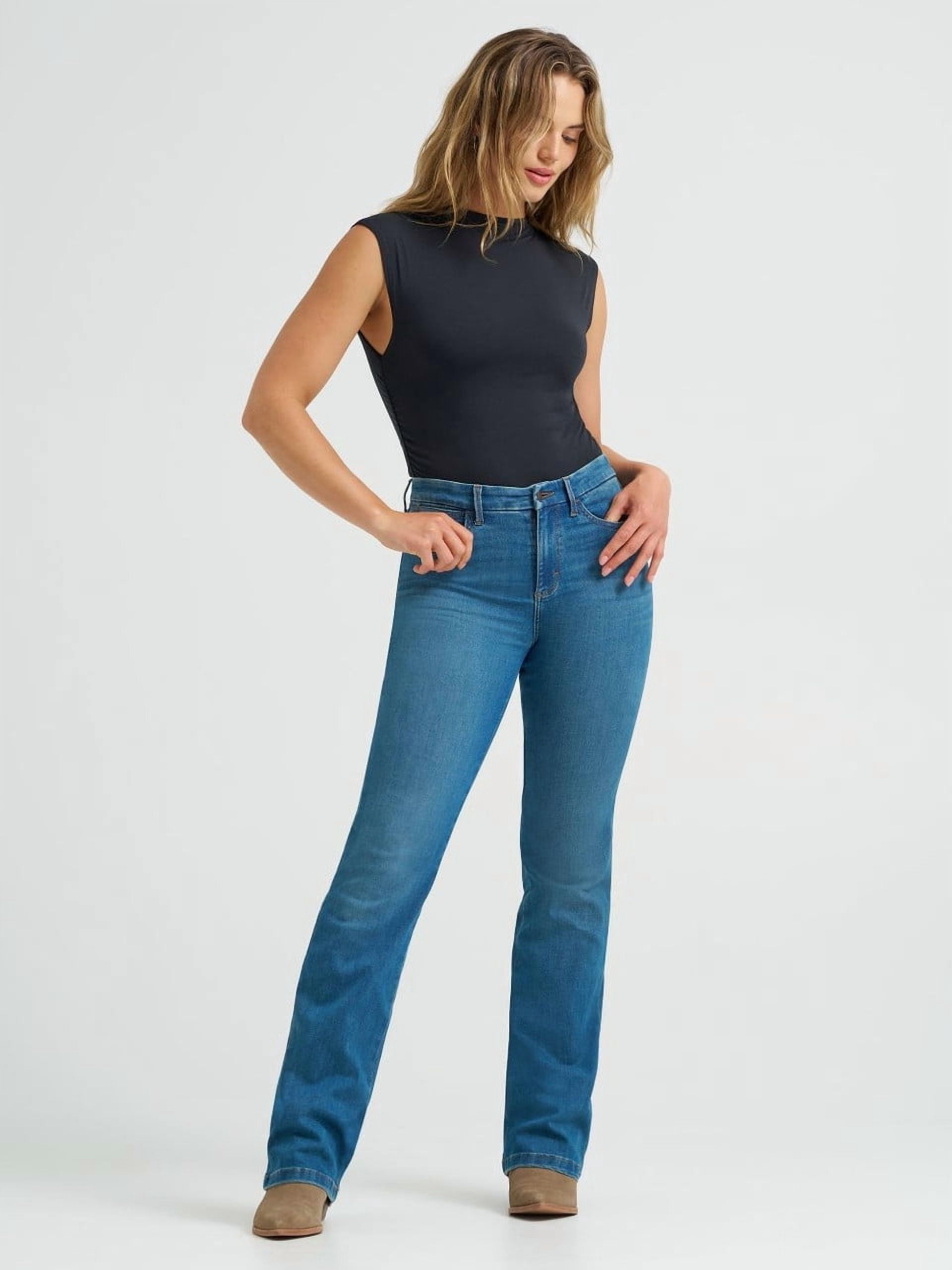 Wrangler Womens    BeSpoke High Rise Bootcut Regina Jean 32x30 Blue Medium