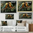 thumbnail image 4 of Designart "Elegant Feathery Whispers I" Parrot Floater Framed Wall Art Prints, 4 of 5