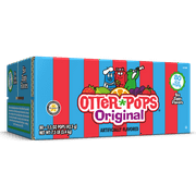 Otter Pops Original Assorted Fruit Ice Pops, Gluten Free Frozen Snack, 1.5 oz, 80 Count Fruit Pops