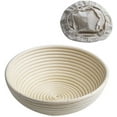 thumbnail image 1 of CANDeal 16CM Triangle Banneton Proofing Baskets for Sourdough Bread, Wicker Cane Brotform Set Dough Cutter, Silicone Scraper & Cloth Liner, Cane Bread Proofer for Rising, Bread Rising Bowl Basket, 1 of 14