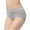 Gray, variant on Odeerbi Womens Underwear Seamless Briefs Erogenous Solid Color Mid-waist Erogenous Cotton Black