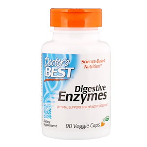 Doctor's Best, Digestive Enzymes, 90 Veggie Caps (Pack of