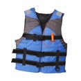thumbnail image 4 of Almencla Life Jacket Adjustable Straps Adult Life Vest for Kayaking Canoeing Boating M Blue M, 4 of 8