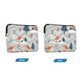 thumbnail image 7 of FORMRS 13-13.3 inch Laptop Sleeve Case Soft Carrying Quilted Computer Bag Cover, Gray Cartoon Houses, 7 of 7