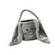 thumbnail image 3 of Bolsa de transporte ligera para dulces de Pascua, cesta de regalo con huevos decorativos y contenedor de almacenamiento. Gris, 3 of 9