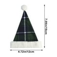 thumbnail image 3 of SLYNSHome Green Christmas Santa Hats Holiday Decorations,Non-Woven Fabric Santa Hat Christmas Gifts Xmas Accessories Party Supplies, 3 of 7