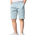 thumbnail image 1 of Pantalones de Natación para Niños Pequeños Verano Sólido Elástico Cintura Pantalones de Playa Bolsillo Pantalones Deportivos Casuales para Niños, 1 of 8