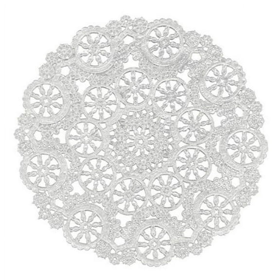 Royal Medallion Lace Round Paper Doilies, 6-Inch, Pack of 28 (B23003)