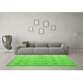 thumbnail image 3 of Ahgly Company Indoor Round Abstract Green Modern Area Rugs, 7' Round, 3 of 4