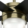 thumbnail image 3 of Hunter Claudette 52 Led Claudette 52" 5 Blade Led Indoor Ceiling Fan - Nickel, 3 of 7