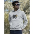 thumbnail image 2 of Basketball And Hoop Hoodie Men -SPIdeals Designs, Male 4X-Large, 2 of 4
