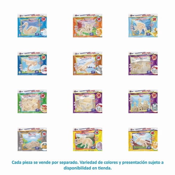 Rompecabezas 3D Prichos Wuundentoy de Madera 1 Pieza