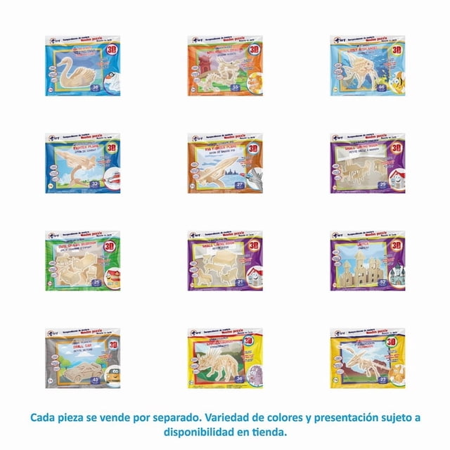 Rompecabezas 3D Prichos Wuundentoy de Madera 1 Pieza