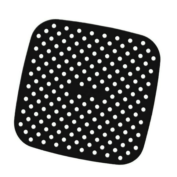 Injueey Air Fryer Liner Reutilizable Airware Mat Antiadherente Cocina Freidora de aire Accesorio Herramientas y accesorios para hornear Negro 8.5 Zoll Injueey HA004281-04