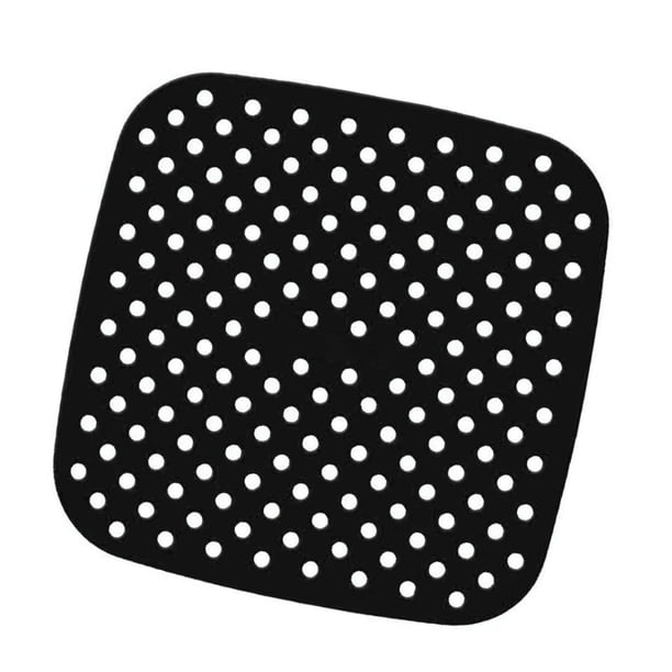 Inteprter Air Fryer Liner Reutilizable Airware Mat Antiadherente Cocina Freidora de aire Accesorio Herramientas y accesorios para hornear Negro 7.5 Zoll Inteprter HA004281-02