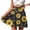 Black A, variant on ZQUUVOU Boho Mini Skirt for Women Drawstring Waist Summer Beach Print Casual Adjustable Skirt for Vacation Holiday Red