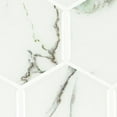 thumbnail image 6 of (5 pack) Mainstays 10 in. W x 10 in. L White Marble Hexagon Peel & Stick Mosaic Wall Tile (2.72 Sqft / pack), 6 of 9