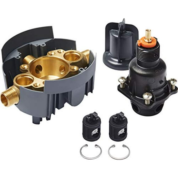 Kohler K-8304-KS-NA Rite-Temp Pressure-Balancing Valve Body and Cartridge Kit with Service Stops