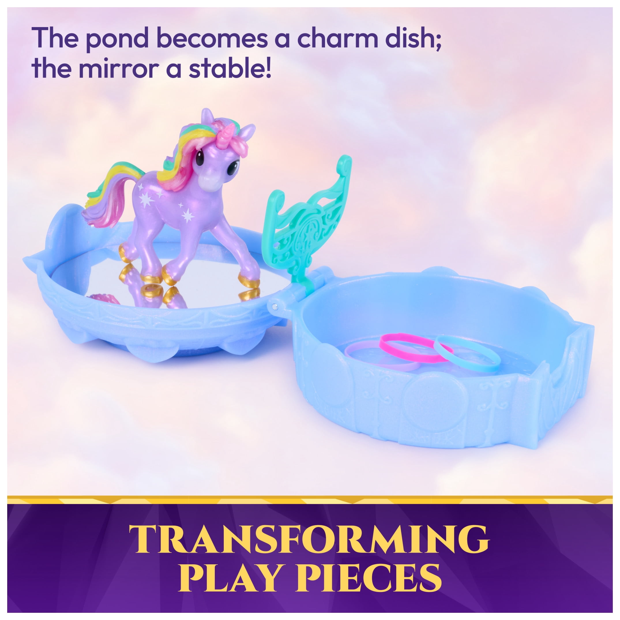 Unicorn Academy, Wildstar 2-in-1 Styling Head & Playset with Hair Accessories and 2 Mini Figures
