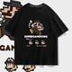 thumbnail image 2 of Camiseta de manga corta con cuello redondo para hombre y mujer, ropa de calle, camiseta holgada de algodón con dibujos animados de Super Mary zhangmengya LED, 2 of 2