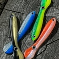 thumbnail image 4 of 10Pcs Lure Bait Fishing Soft Loach Artificial Bionic Tail Bass Tackle Fake Goods Moving Bouncing Sinking Swimming Accessory C Small, 4 of 9