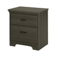 thumbnail image 2 of South Shore Versa 2-Drawer Nightstand - End Table with Storage for Adult, in Gray Maple, 2 of 10