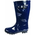 thumbnail image 2 of Norty Women's Hurricane Rain Boots – Waterproof Mid-Calf Length 11 inch Rubber Winter Spring and Garden Boots - runs a 1/2 size large, 2 of 7