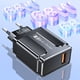 thumbnail image 1 of Carga de teléfono de 25 W AC100-240V Carga rápida USB para iPhone 14 Pro (negro UE) Sywqhk Para estrenar, 1 of 8